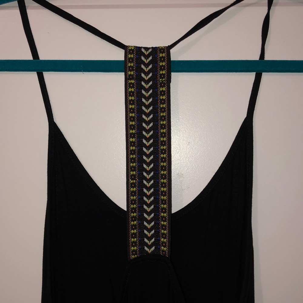 Black maxi short dress